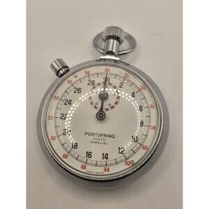 1980's Vintage Smiths Portspring 1/10th Stopwatch Rare Manual Great Britain Made